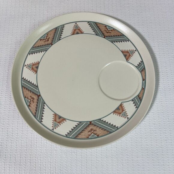 Mikasa Santa Fe Crudite Itaglio Ceramic Multi Southwest Replacement Plate Only - Picture 8 of 12